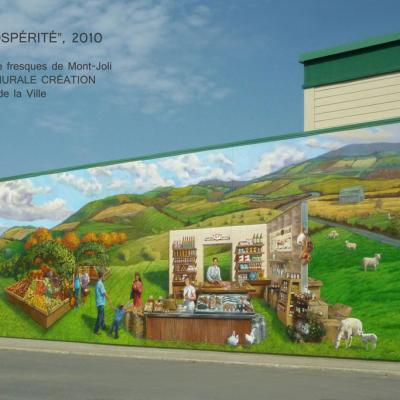 Circuit Mont-Joli:<br/> 13-La Fresque «Du rêve à la prospérité», <span>2010</span>