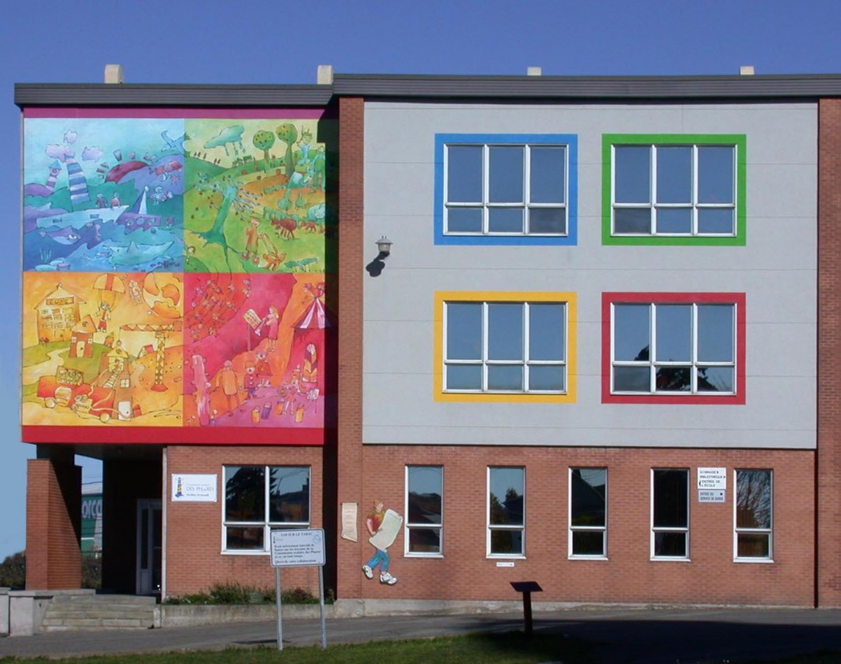 Circuit Mont-Joli:<br/> 10-La Fresque «Ce mur raconte des histoires… d’enfants», 2007