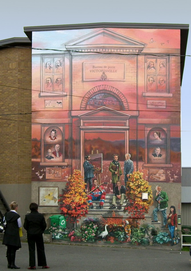 La Fresque des 150 ans de Victoriaville, 2011