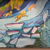 Murales de l'École Ulluriaq, L'hiver et les animaux