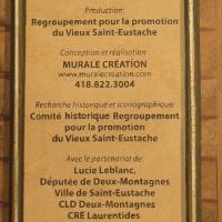 Circuit du Vieux St-Eustache:<br/> 1-La Fresque des Patriotes, 2007