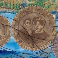 Fresque « des moulins » de Joliette